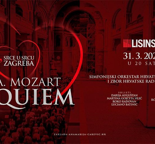 "Srce u srcu Zageba": Mozartov Requiem u Lisinskom za žrtvu zagrebačkog potresa Anamariju Carević